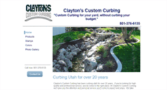 Desktop Screenshot of claytoncurb.com
